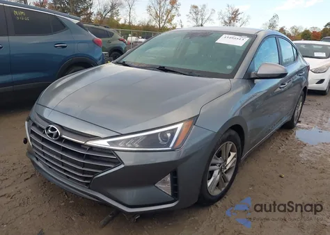 2019 Hyundai Elantra Sel из США, поврежденный, VIN KMHD84LFXKU770229